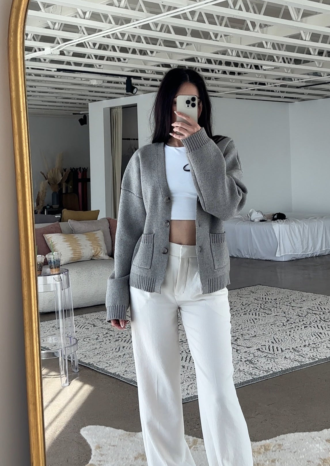 Knitted Cardigan Sweater