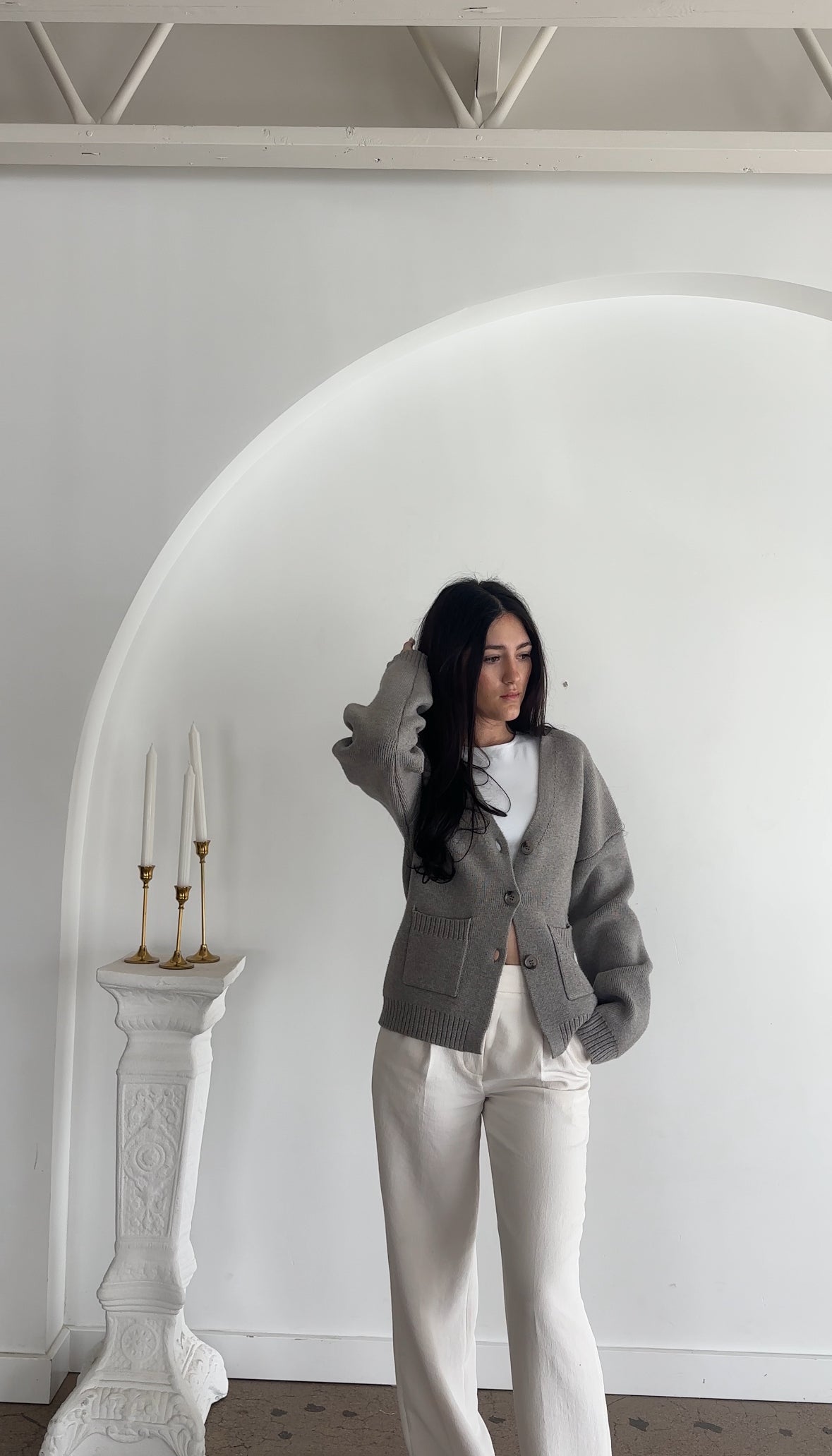 Knitted Cardigan Sweater