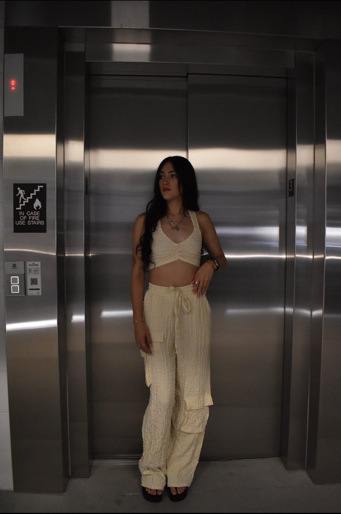 Knit Cargo Pants